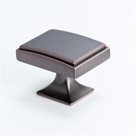 Hd Berenson 1.5 x 1.12 in. Knob Hearthstone- Verona Bronze BE4081 10VB